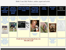 Tablet Screenshot of lillywalters.com